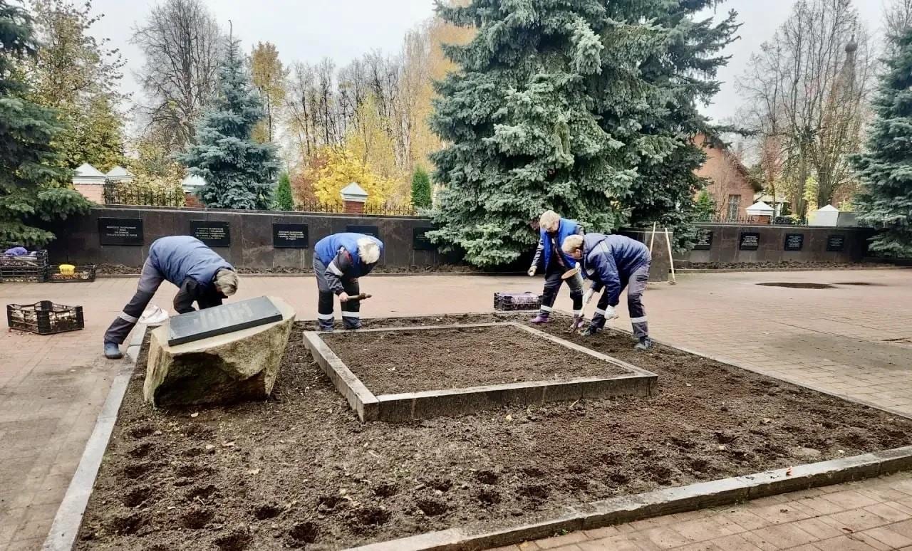 В городском округе Клин высадят 5 тысяч луковиц тюльпанов