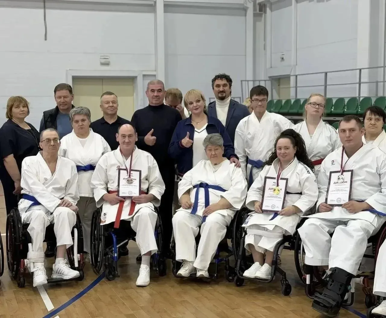 В городском округе Клин прошёл Чемпионат России по пара-каратэ.