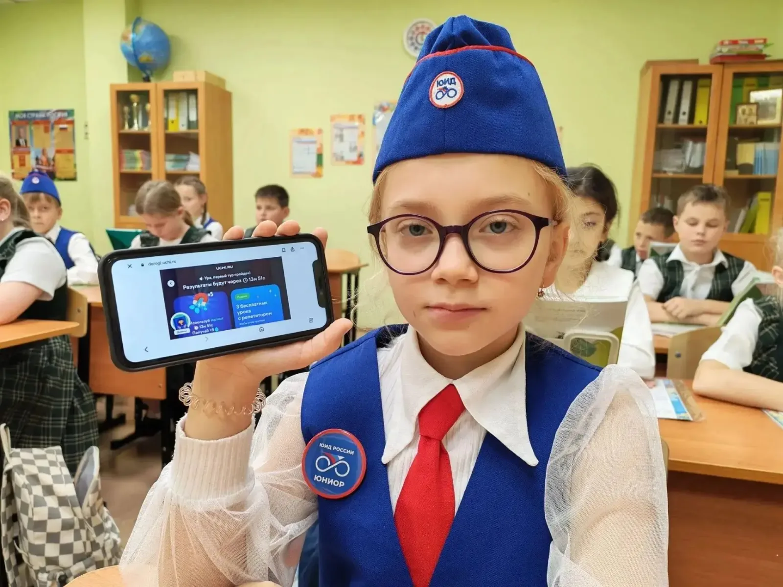 Клинские ЮИДовцы дают старт олимпиаде «Безопасные дороги 2026»
